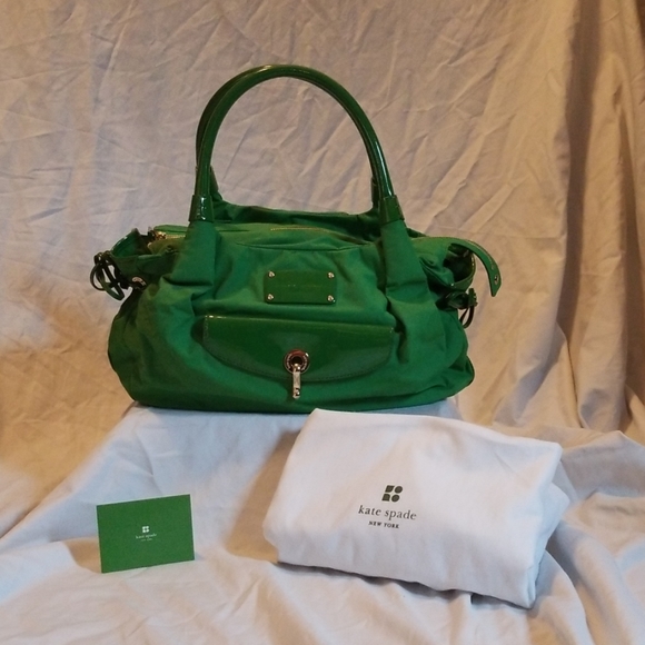 kate spade kelly green purse